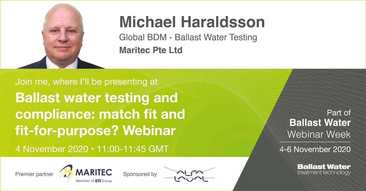Ballast Water Testing and Compliance webinar